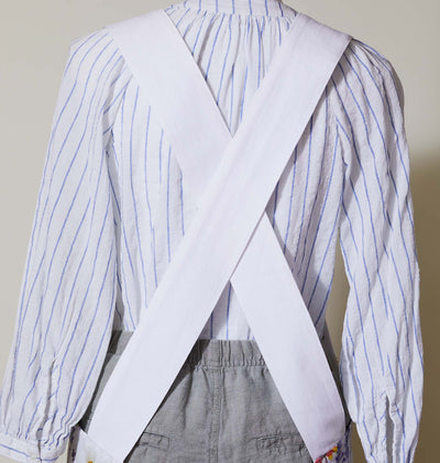 Gingerbread Houses Cross-Back Apron