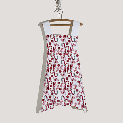 Candy Cane Crossed Apron
