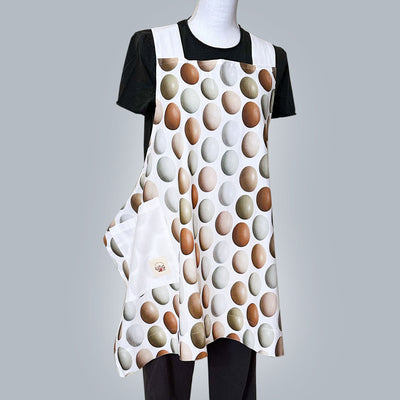 Eggs Crossed Apron