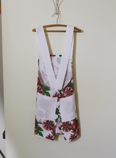 Pomegranate Crossed Apron