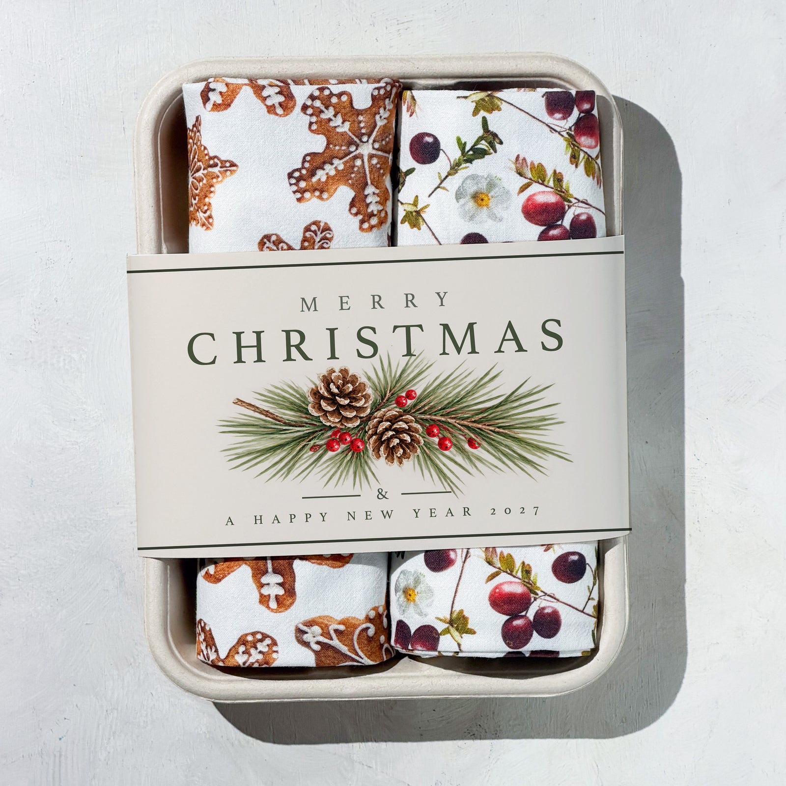 Snowflakes and Cranberries Gift set