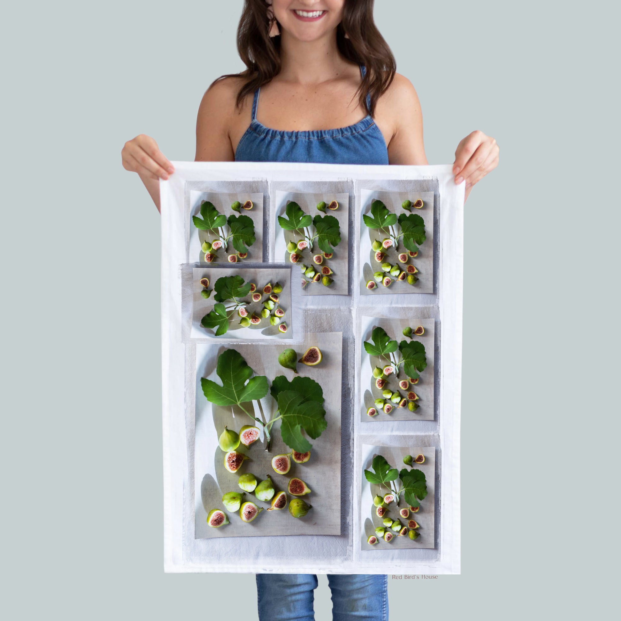 Figs Collage FF Kitchen Towel