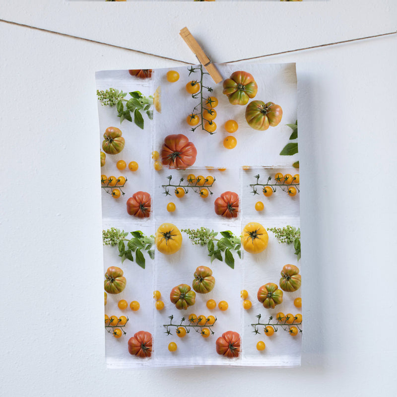 Tomatoes Collage FF Kitchen Towel