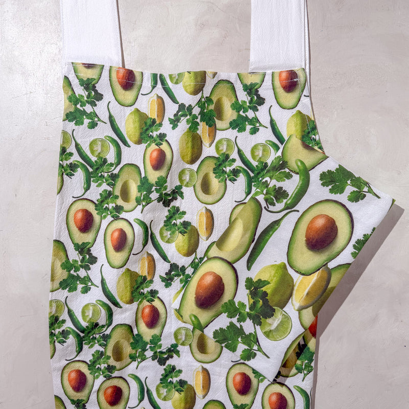 Avocados / Set of Apron and Kitchen Towel