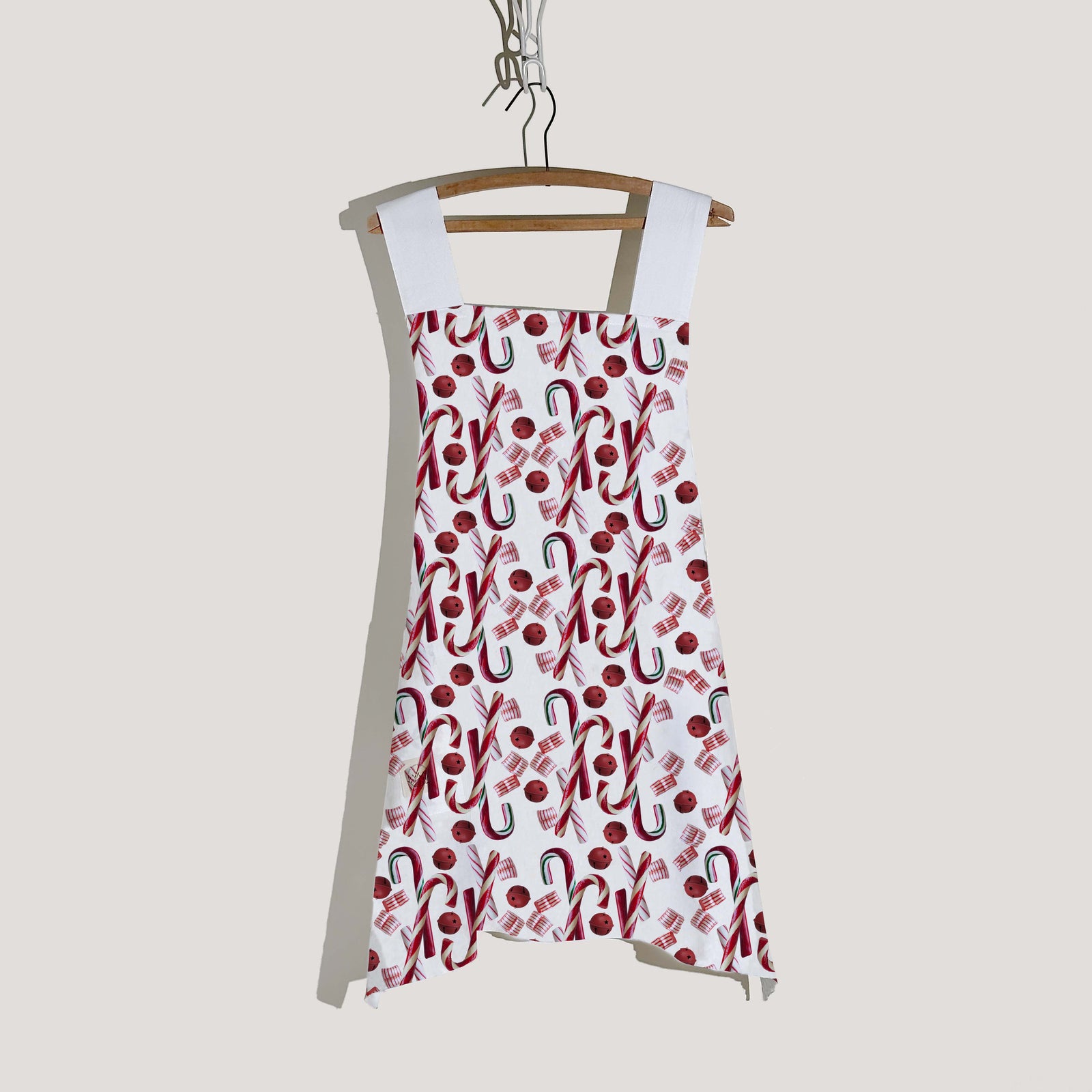 Candy Cane Crossed Apron