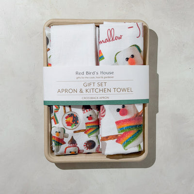 ELF / Set of Apron and Kitchen Towel