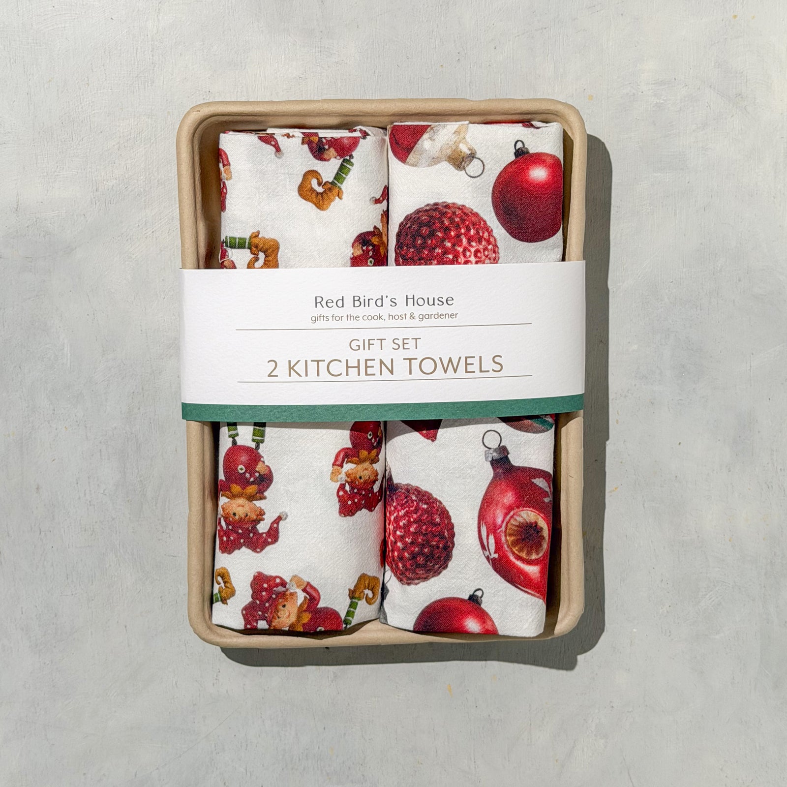 Set / Christmas 1 / Red Ornaments & Dancing Elf
