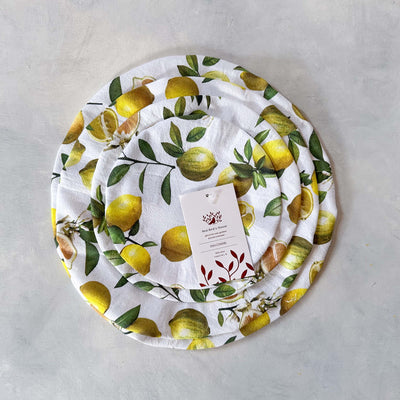 Lemons Dish Cover/ 2 units