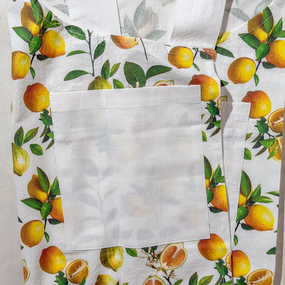 Lemons / Set of Apron and Kitchen Towel
