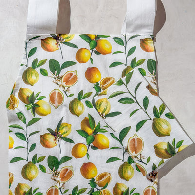Lemons / Set of Apron and Kitchen Towel