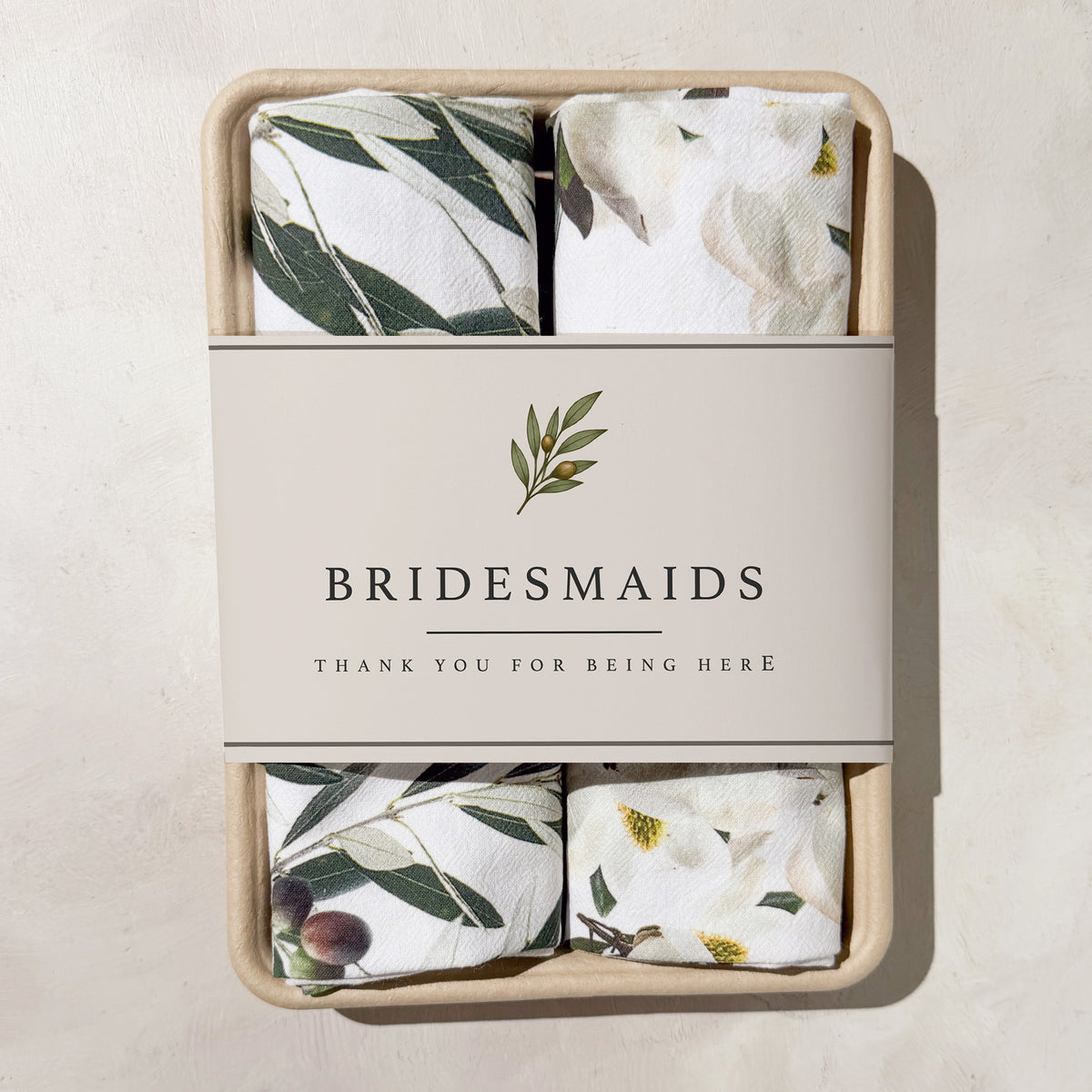 Olive branches / Magnolias Gift Set