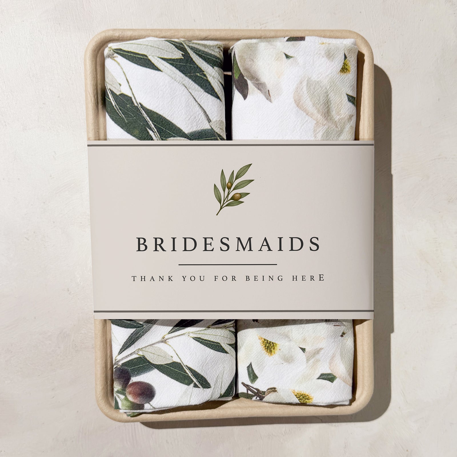 Olive branches / Magnolias Gift Set