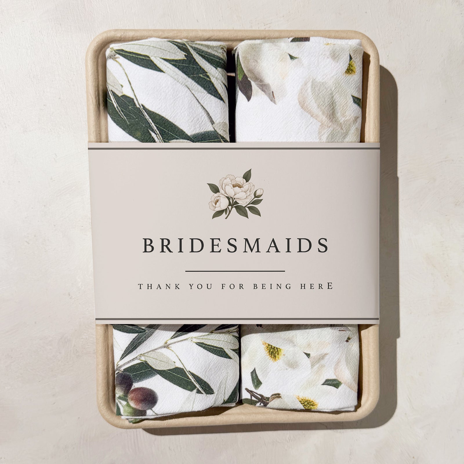 Olive branches / Magnolias Gift Set