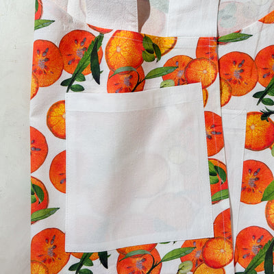 Oranges / Set of Apron and Kitchen Towel