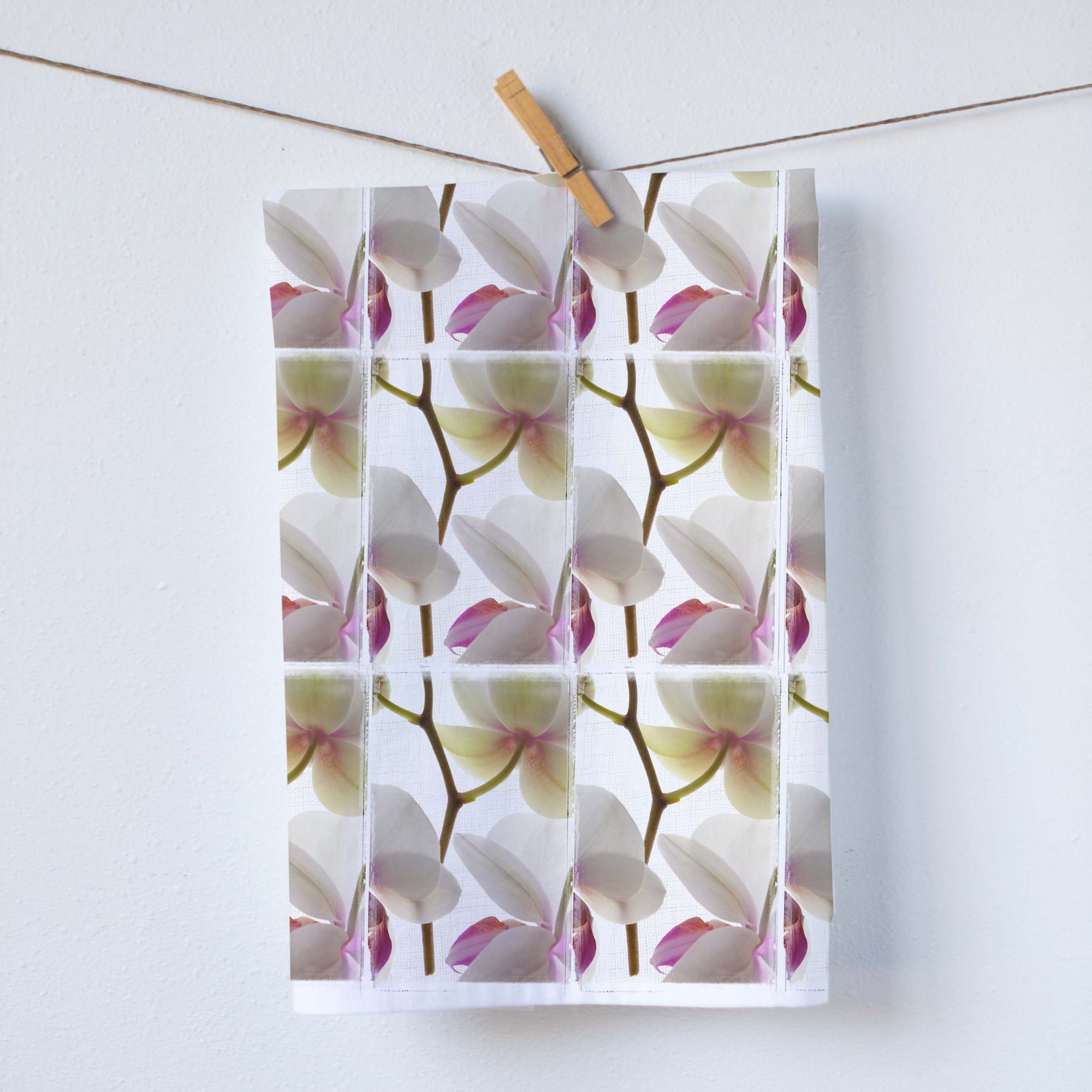 Orchids COLLAGE Kitchen Towel