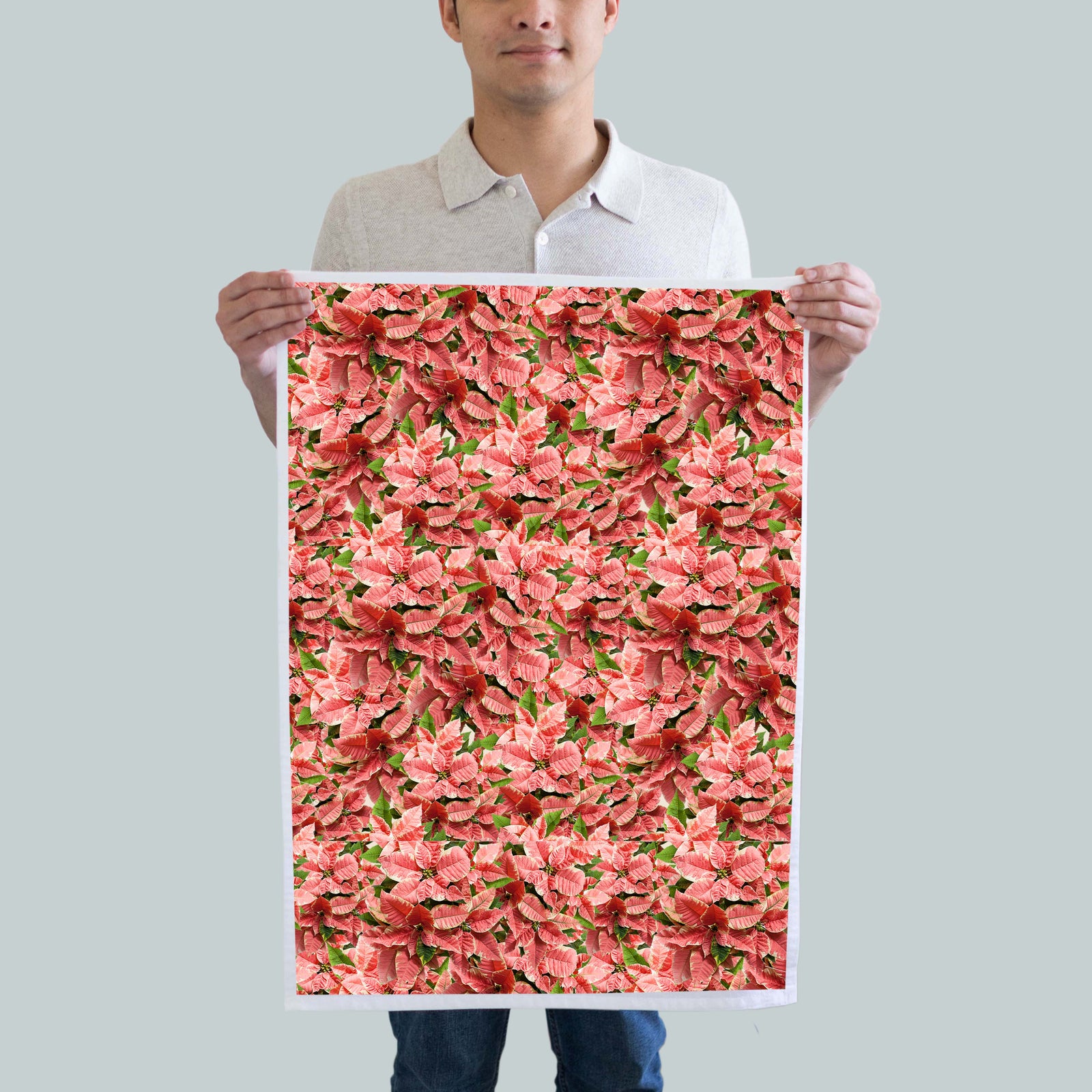 Poinssettias Kitchen Towel