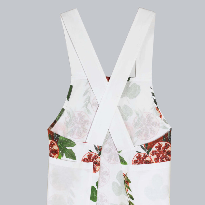APRON DEESIGN WITH POMEGRANTES