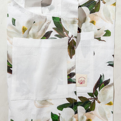 Magnolias / Set of Apron and Kitchen Towel