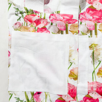 Rannuculus / Set of Apron and Kitchen Towel