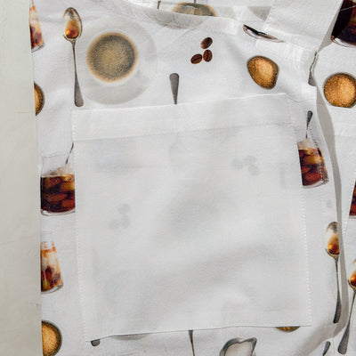 Coffee / Set of Apron and Kitchen Towel