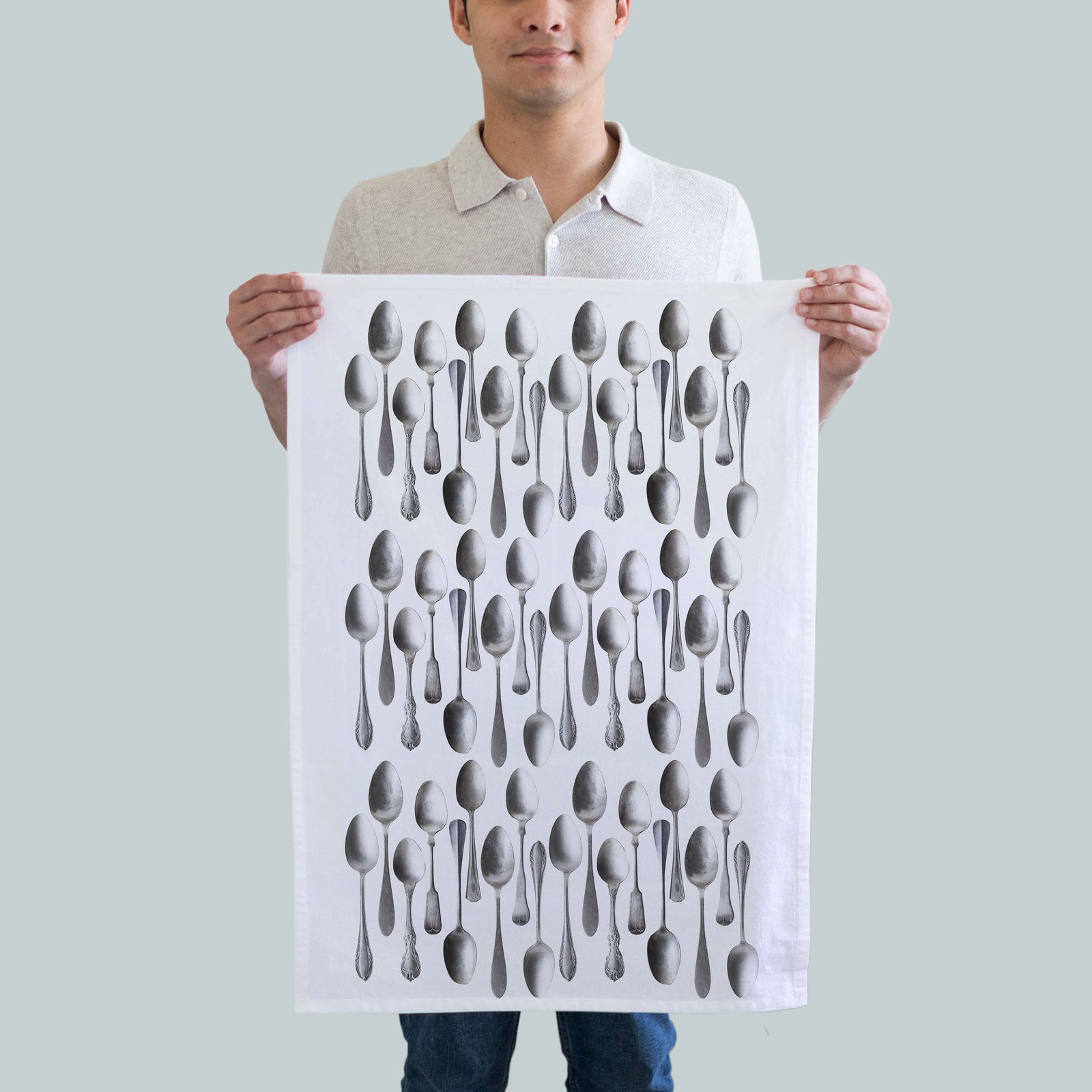 Silver Spoons Dish Towel