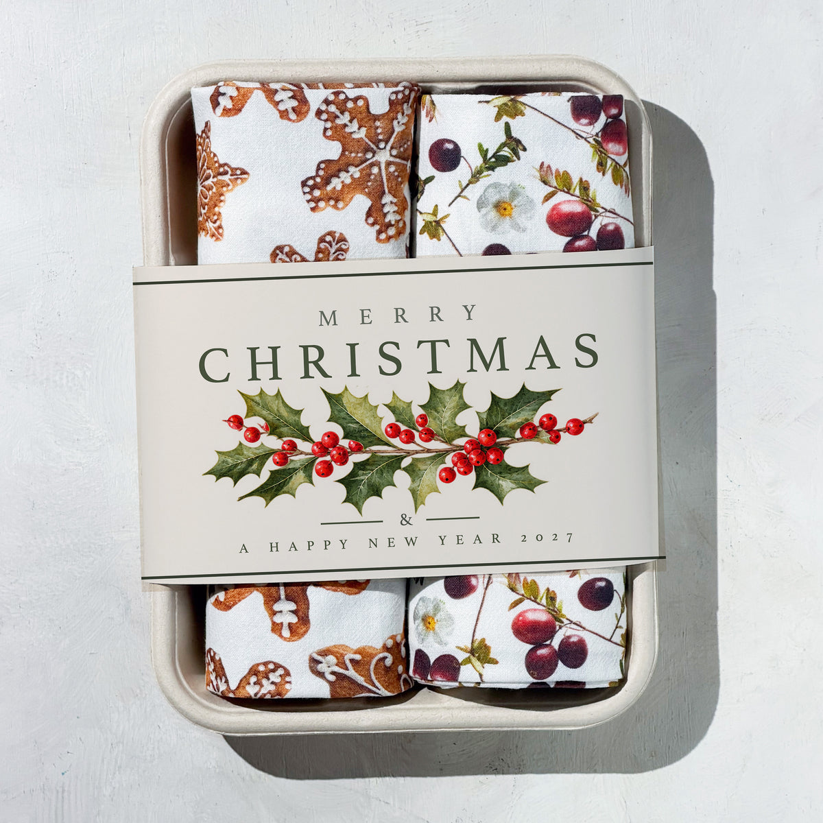 Snowflakes and Cranberries Gift set