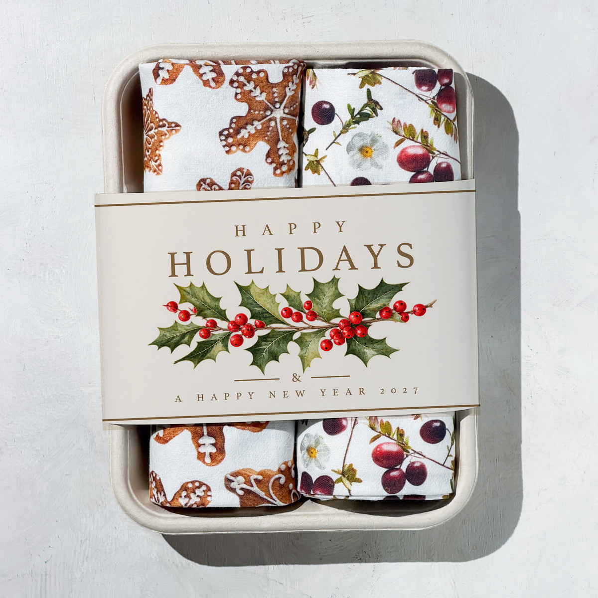 Snowflakes and Cranberries Gift set