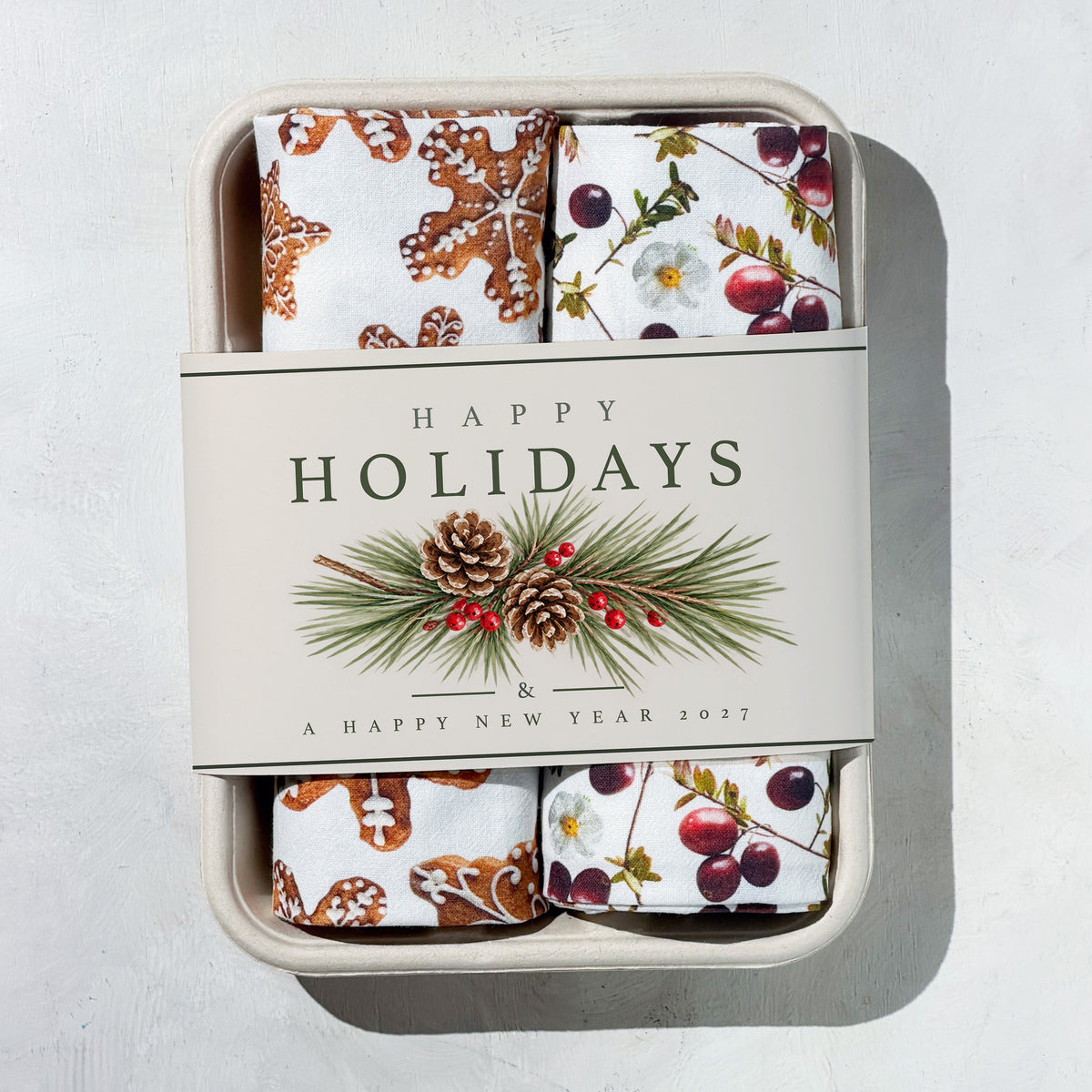 Snowflakes and Cranberries Gift set