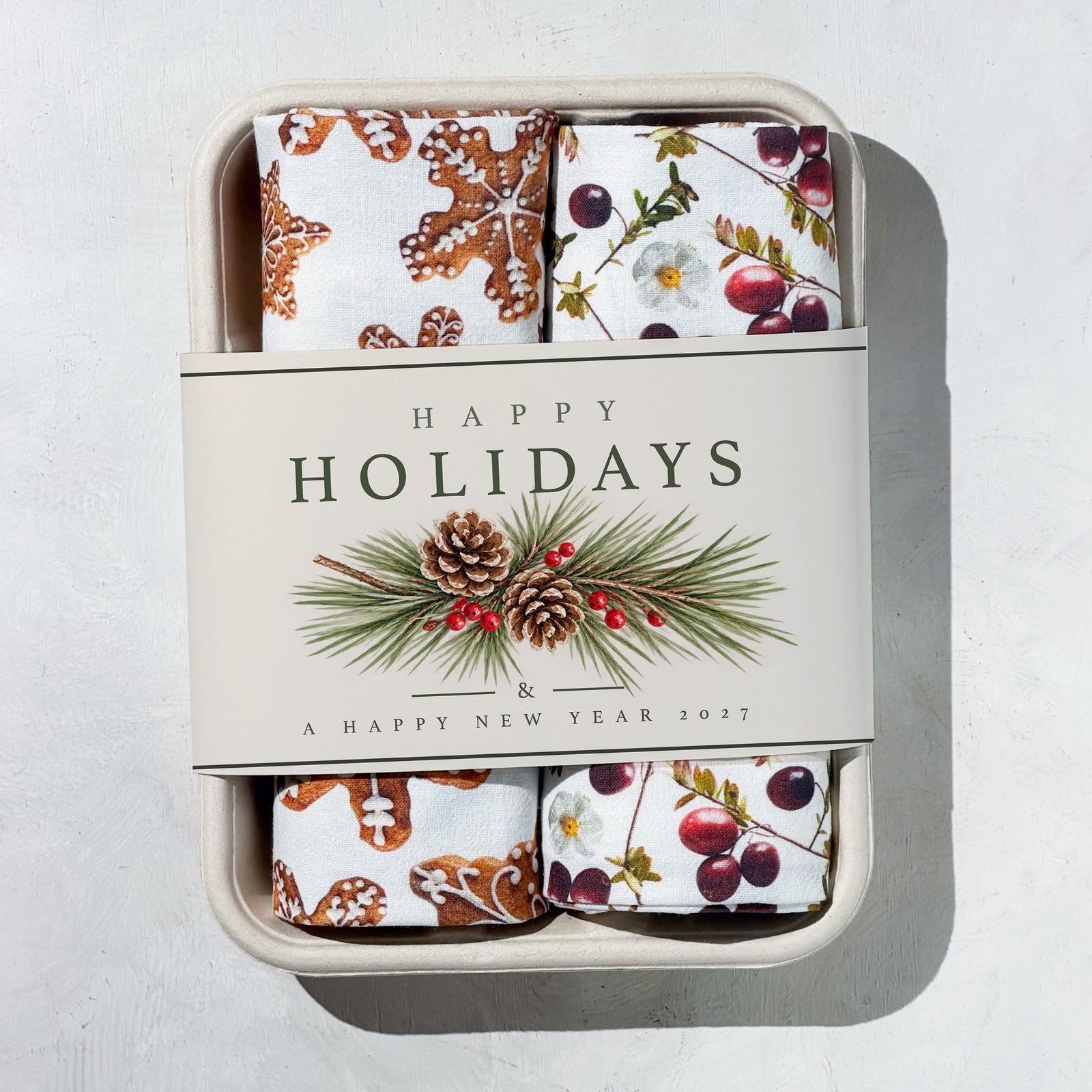 Snowflakes and Cranberries Gift set