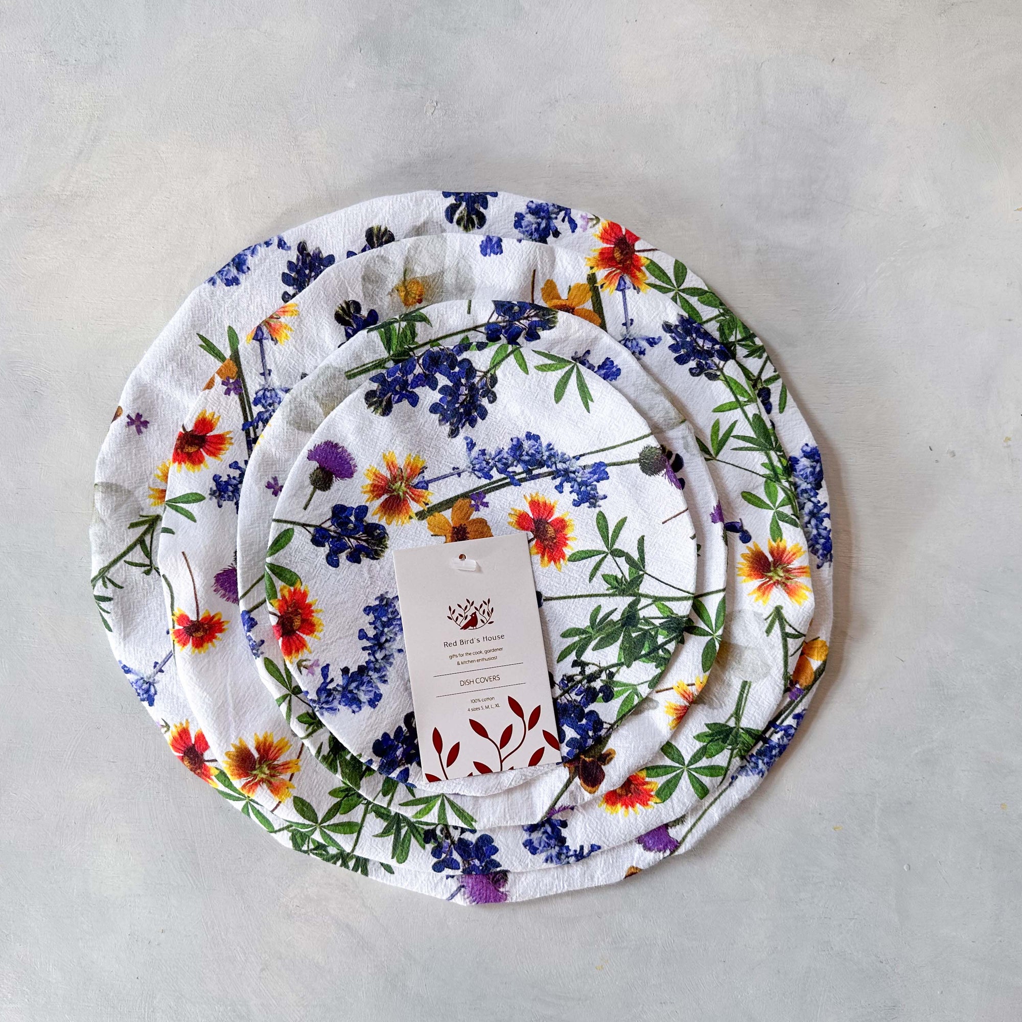 Wildflowers Dish Cover/ 2 units