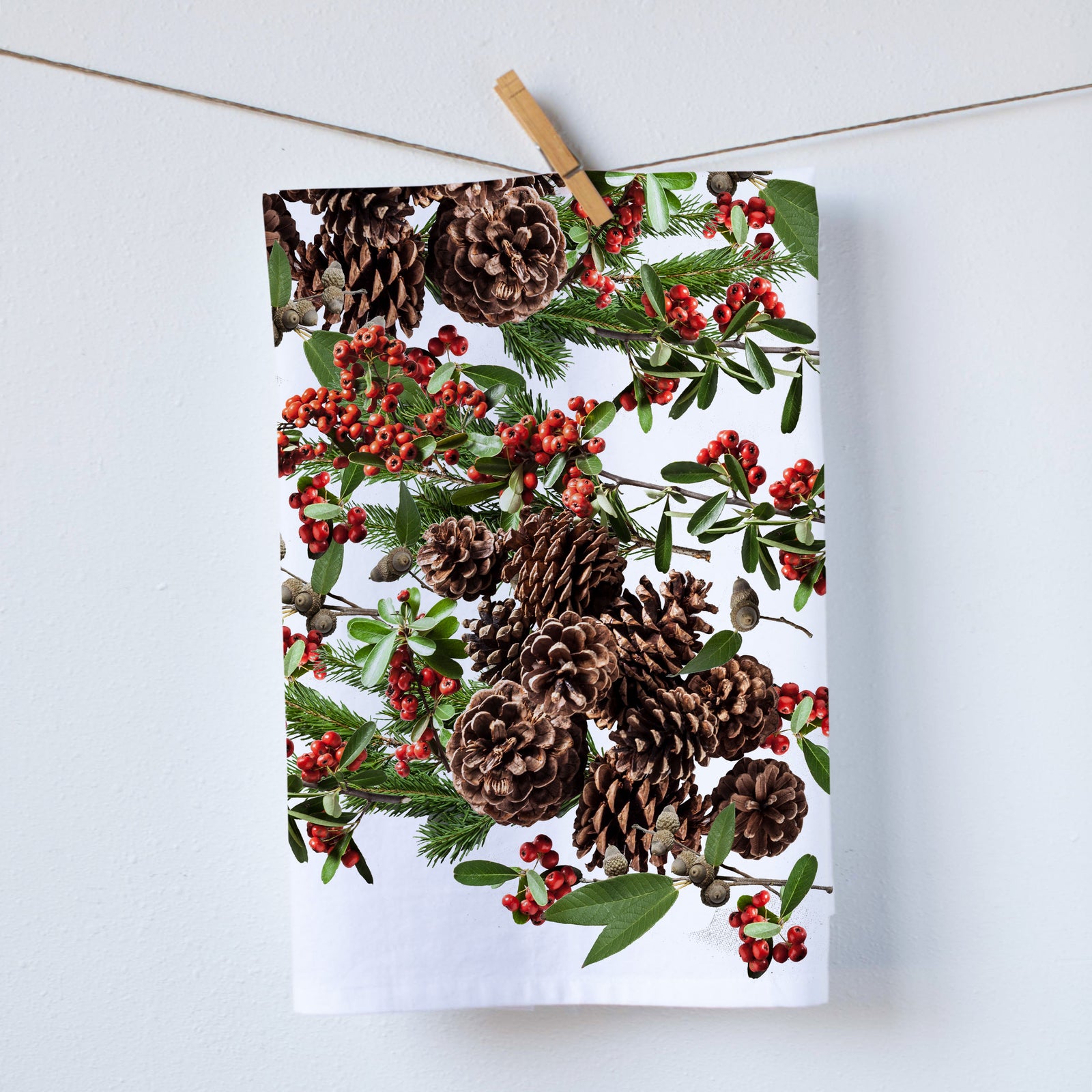 Winter Garden Kitchen Towel