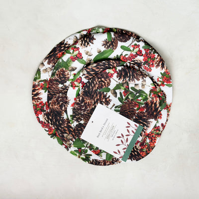 Winter Graden  Dish Cover