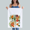 Collage of things found in a farmers market. From carrots to grape fruits. contemporary take with replicated image on kitchen towel. Photography by Pauline Stevens. Hostess Gift, 19" x 28" (408664301)