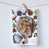 Pizza recipe kitchen towel.  food and photography inspired dish towels. PRINTED PHOTOGRAPHY SIZE 19"X28 PRINT SIZE 16"X18" (452797057)