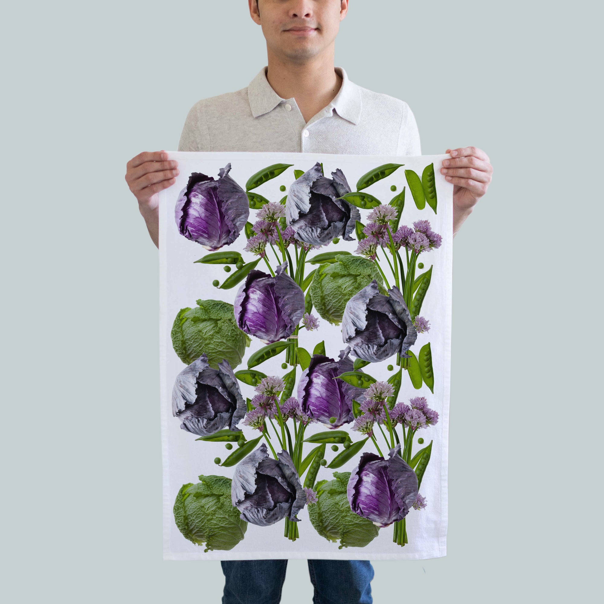 Cabbages FF Kitchen Towel