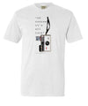a soft cotton tshirt with a vintage camera dna a quote by Henri Cartier Bresson. "Of Course it's luck" (7075618259143)
