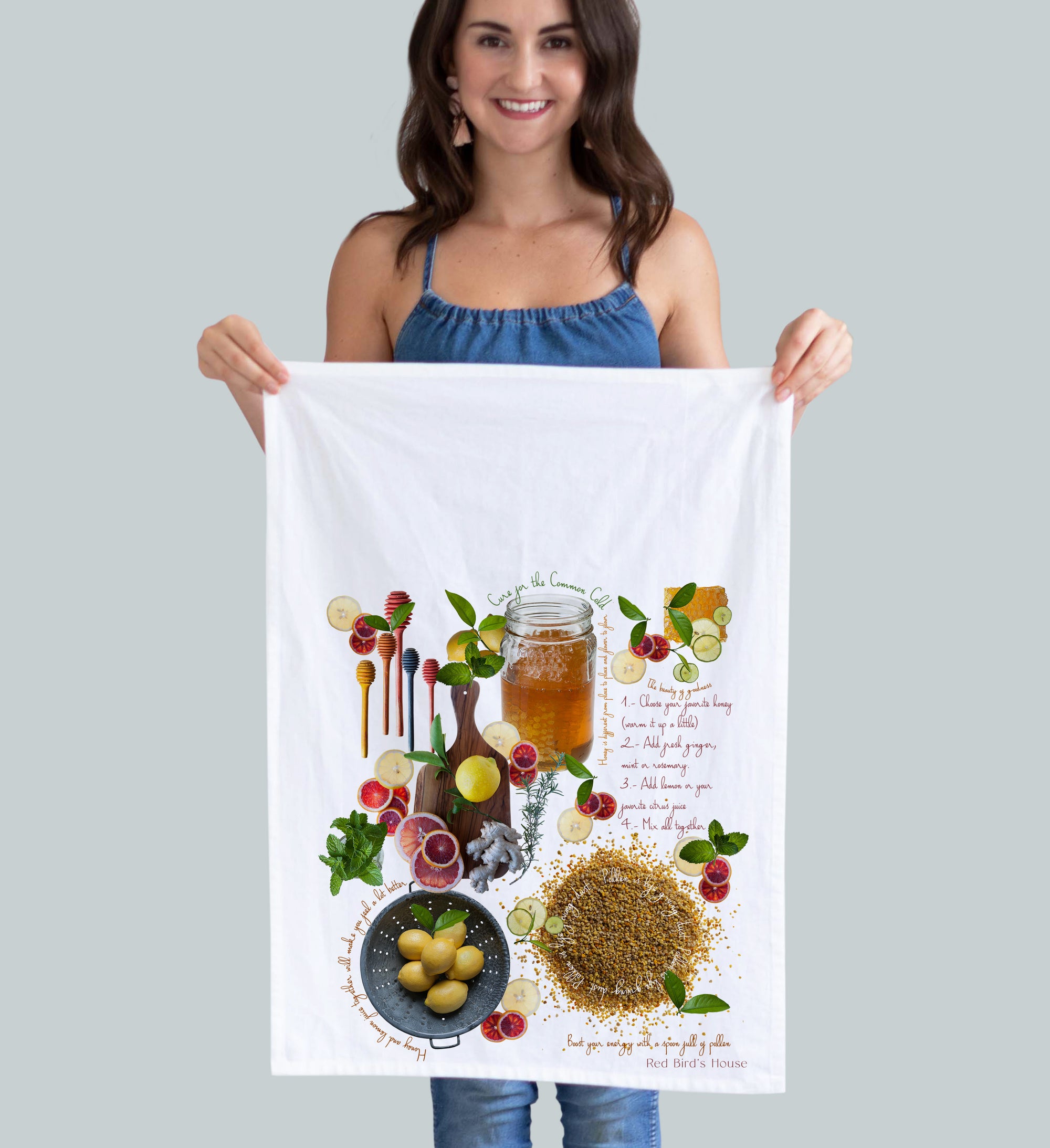 Hirali Kitchen Towel, Broken Ice