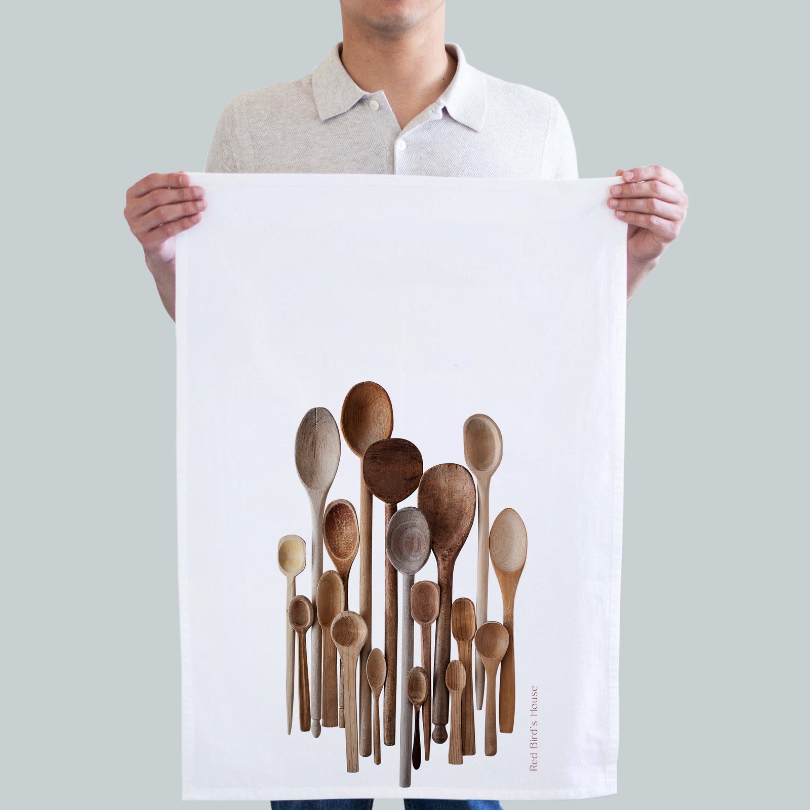 Wooden Spoons Dish Towel