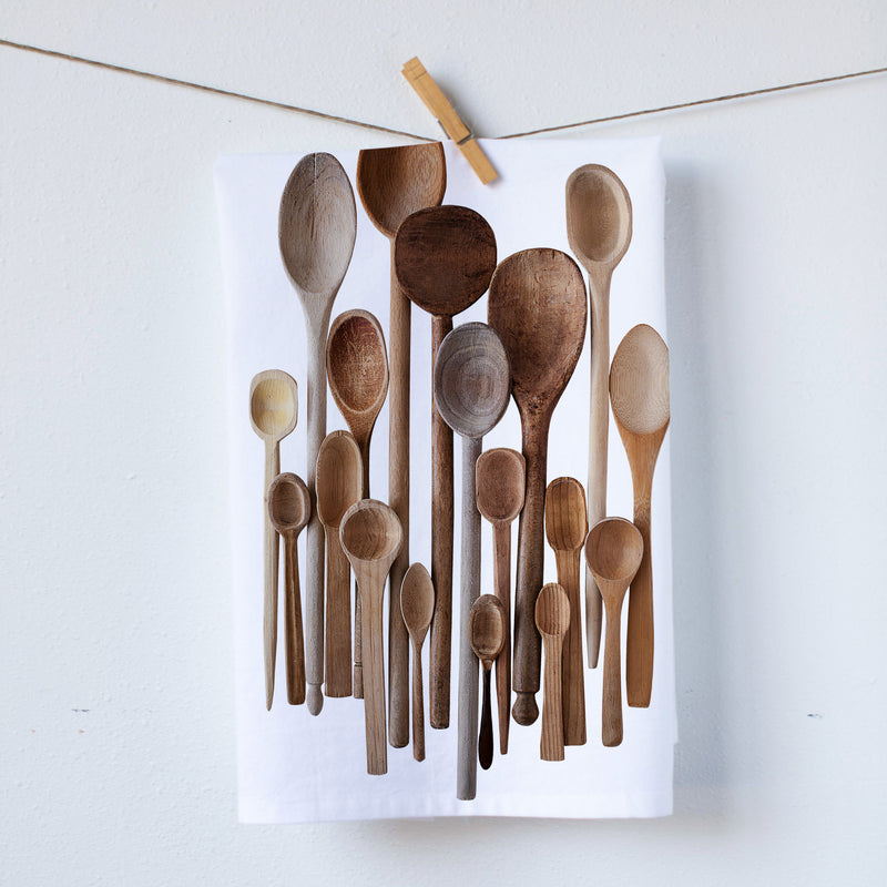 Wooden Spoons Kitchen Towel